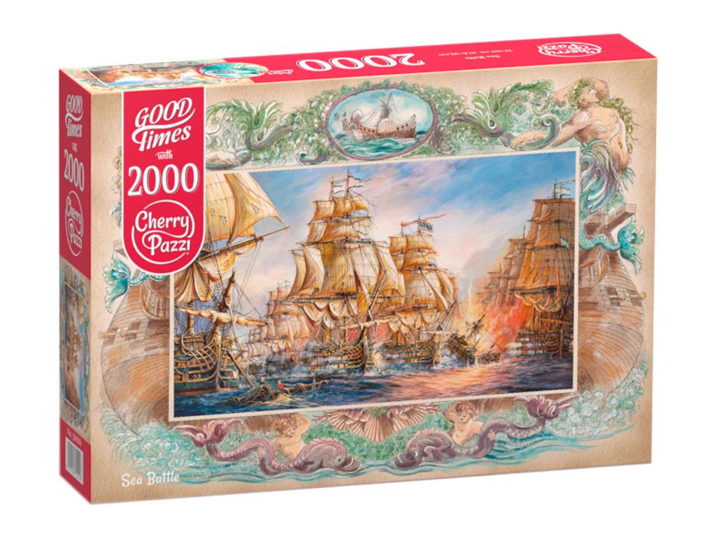 Пазли CherryPazzi 2000 Морська битва 50026 70x100 см (MTT-187624)