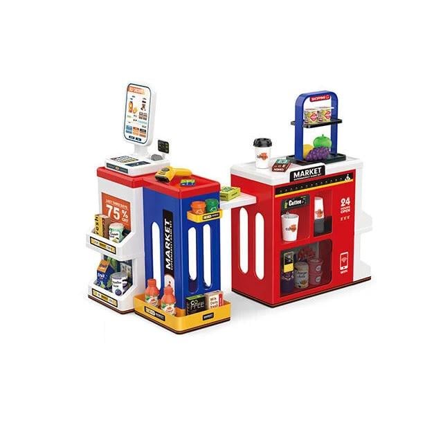 Супермаркет игровой свет/звук/кассовый аппарат/кофемашина Multicolor (166553)