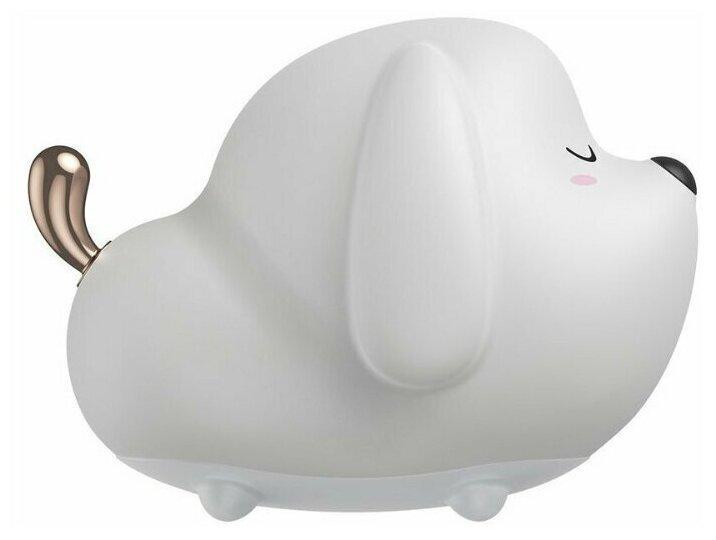 Светильник-ночник силиконовый Baseus Cute Series Doggie Silicone DGAM-B02 White - фото 3