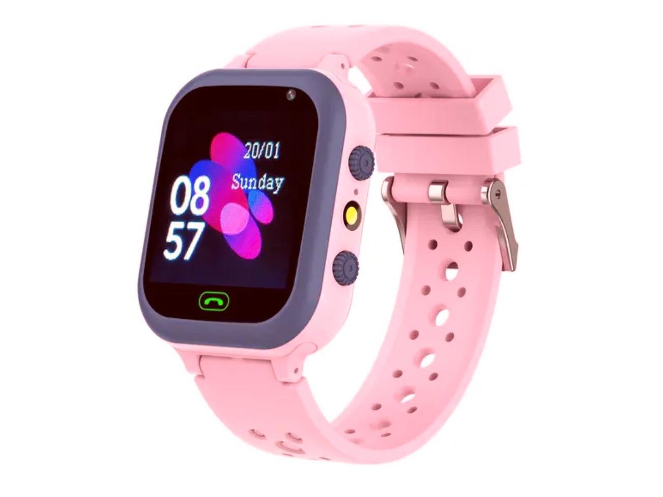 Смарт-часы детские Q15 Pink розовые Smart Baby Watch