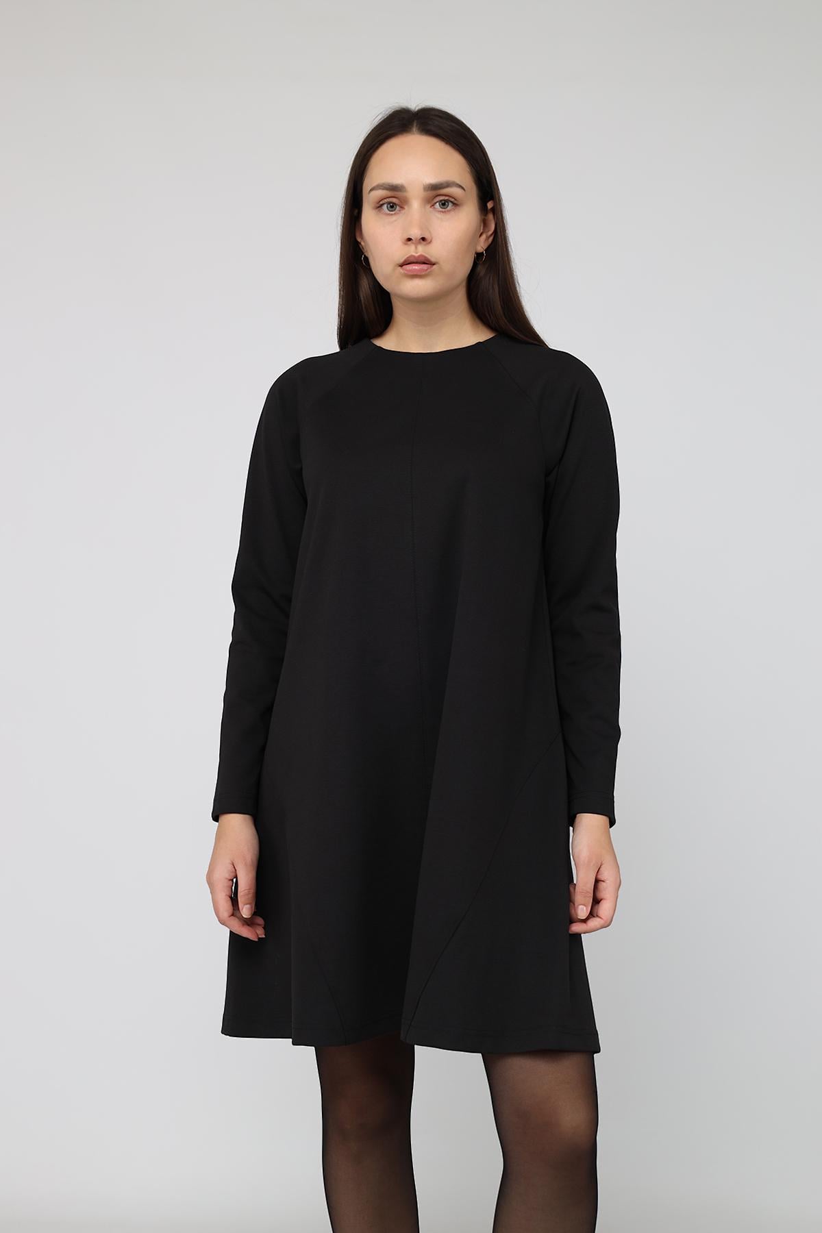 Платье женское Yuki ЦБ-00283462 р. 50 Черный (SKT001082968)