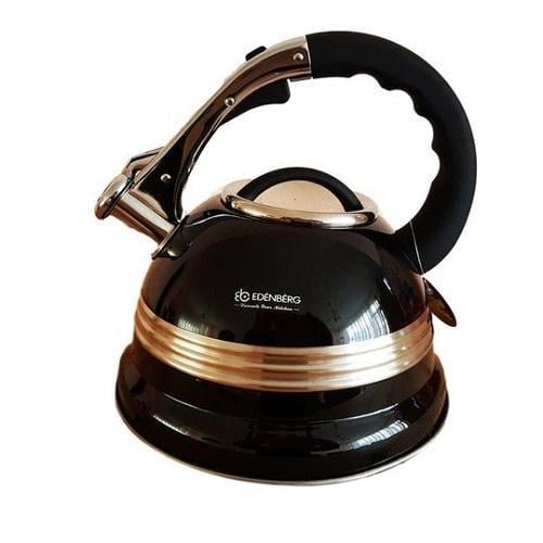 Чайник со свистком Edenberg EB-1958 из нержавеющей стали 3 л Серый (57-46-EB-1958-2)