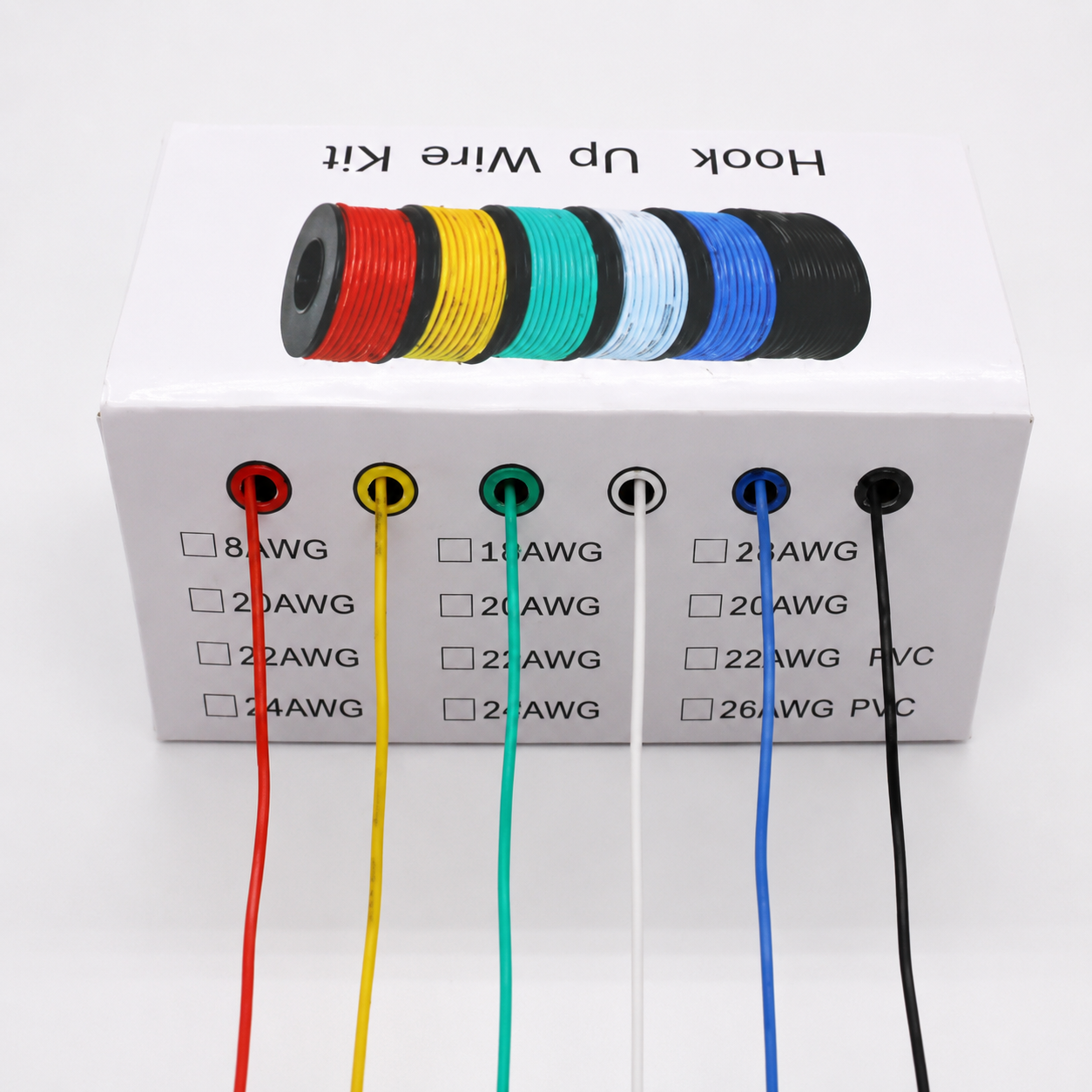 Набор кабелей 30AWG Silicone Wire 6 шт./20 м (36025004) Набор кабелей 30AWG Silicone Wire 6 шт./20 м (36025004)