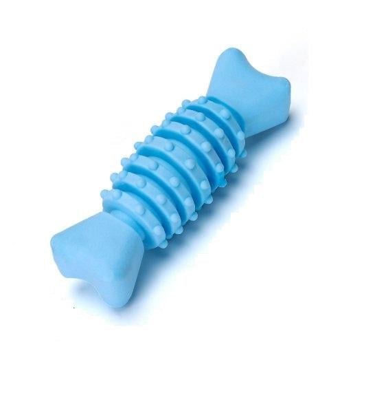 Игрушка для собак каучук Косточка жевательная 12 см Синий (B40708PNT)