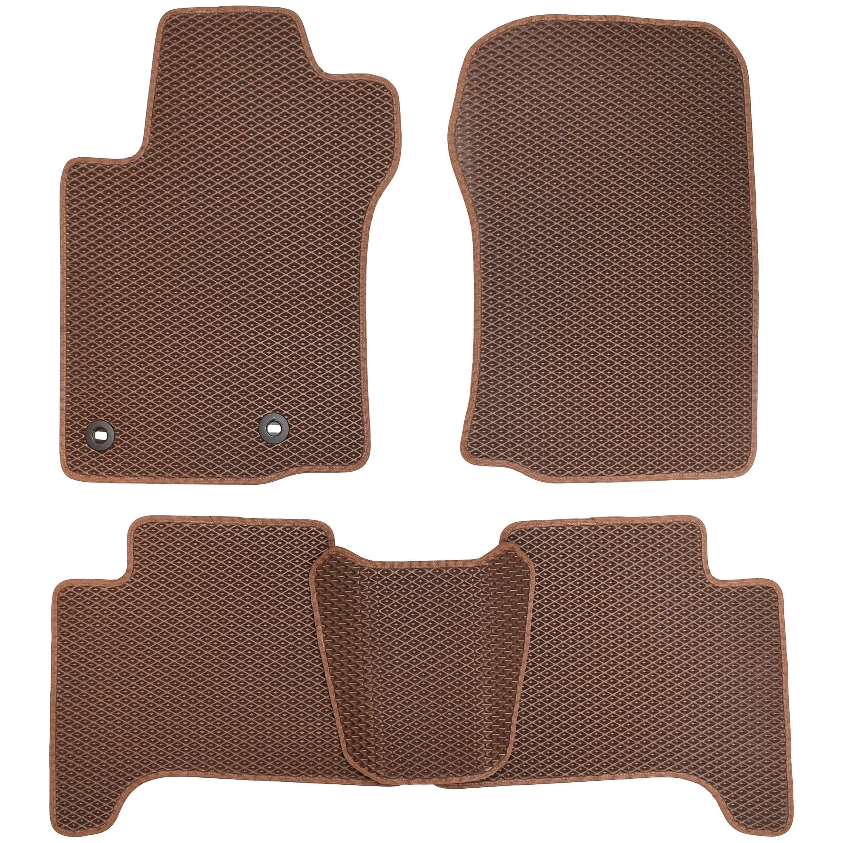 Коврики в салон для Toyota LC Prado 150 '13- EVA-полимерные Коричневый (160916)