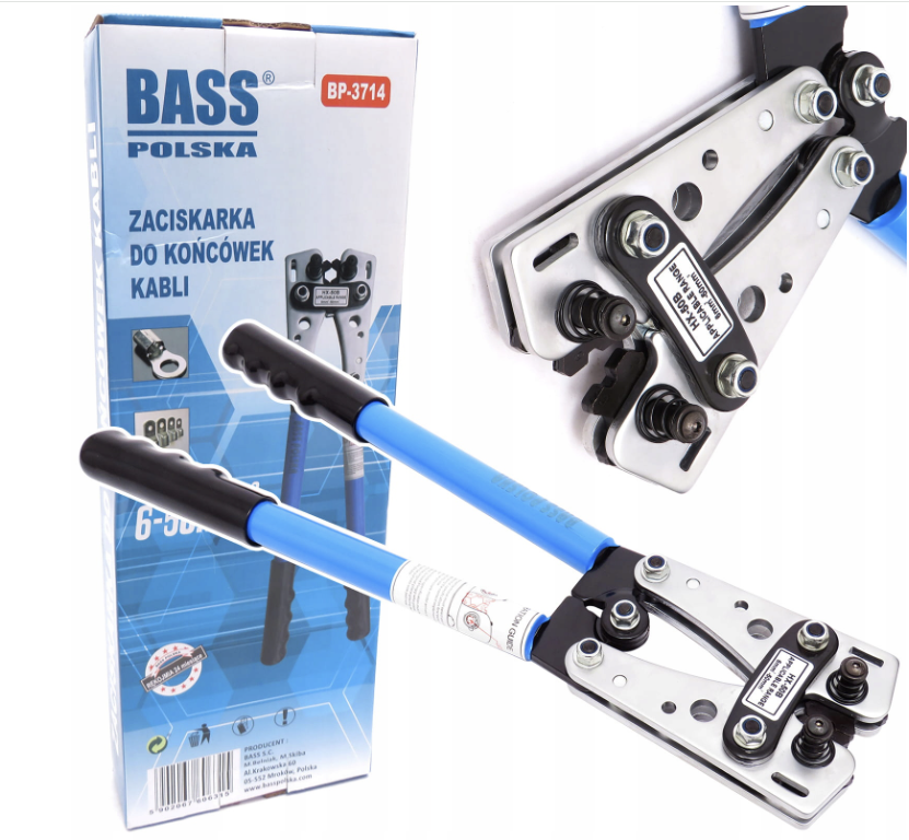 Крымпер/клещи Bass Polska для обжима кабелей 6-50 мм (3714) - фото 2