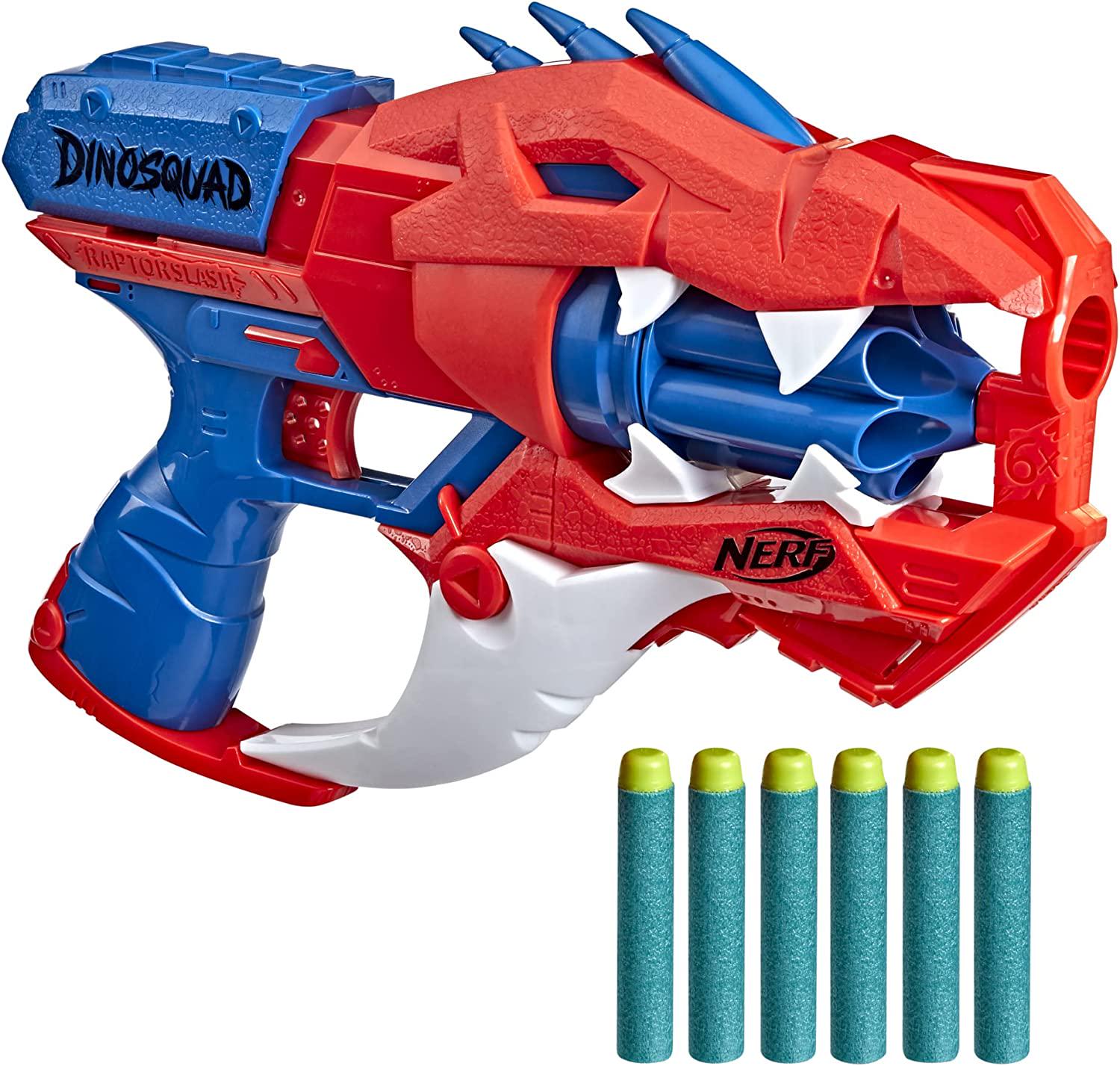 Бластер Nerf DinoSquad Raptor-Slash (F2475) - фото 2 Бластер Nerf DinoSquad Raptor-Slash (F2475) - фото 2