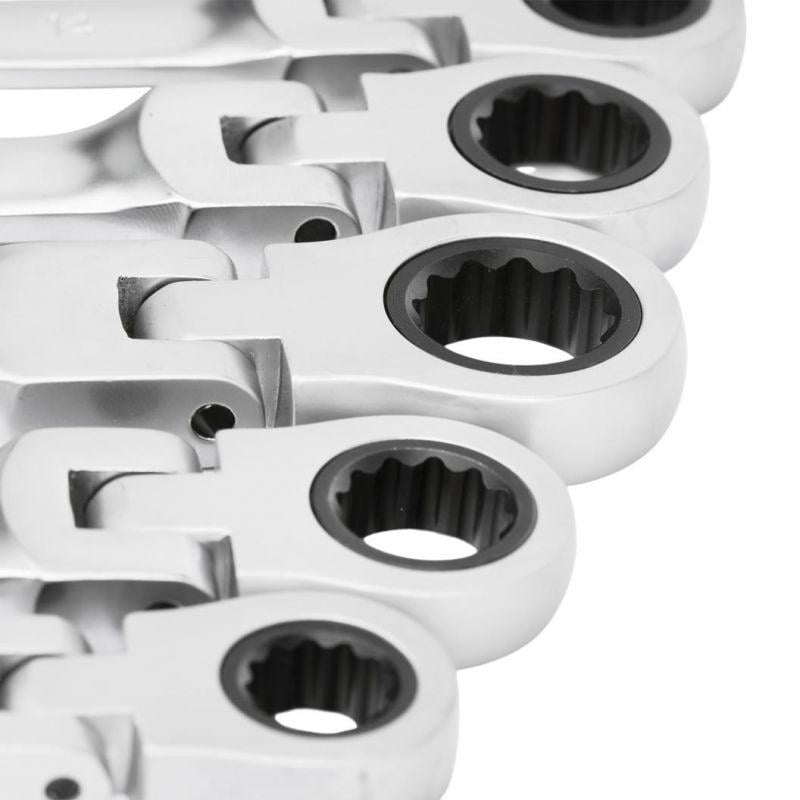 Набір ключів ріжкових накидних з тріскачкою Kraft&Dele KD11304 8-19 мм 12 шт. - фото 12 Набір ключів ріжкових накидних з тріскачкою Kraft&Dele KD11304 8-19 мм 12 шт. - фото 12