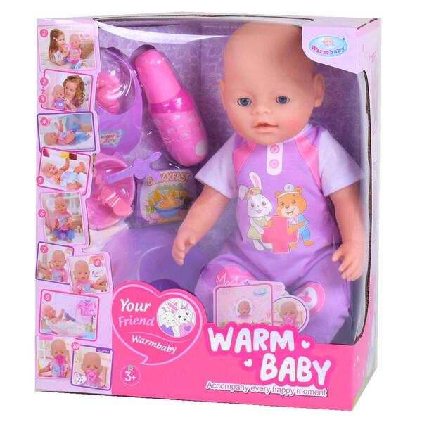 Пупс с аксессуарами Warm Baby 40 см функциональный (52136) Пупс с аксессуарами Warm Baby 40 см функциональный (52136)