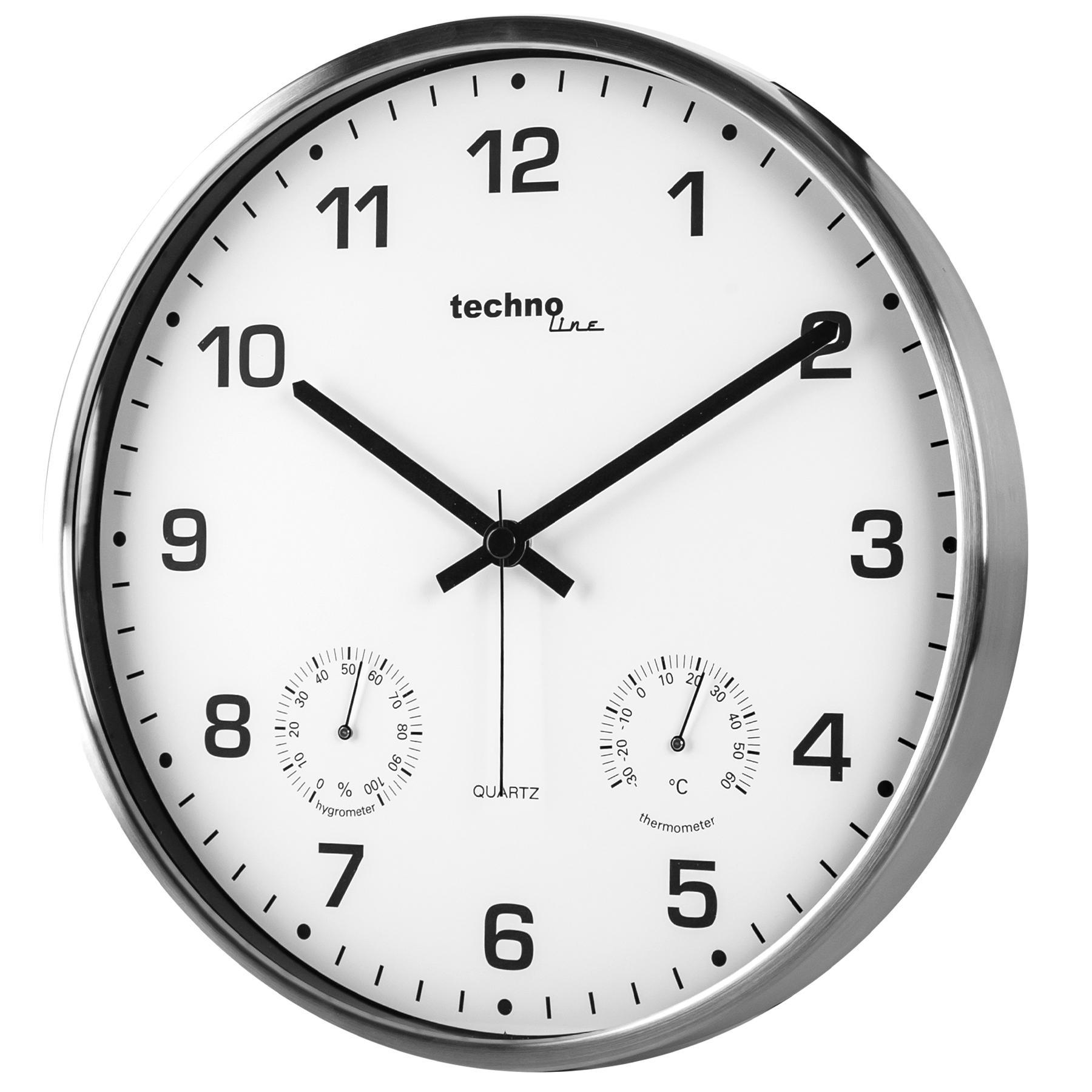 Часы настенные Technoline WT7980 White/Silver (WT7980) - фото 3