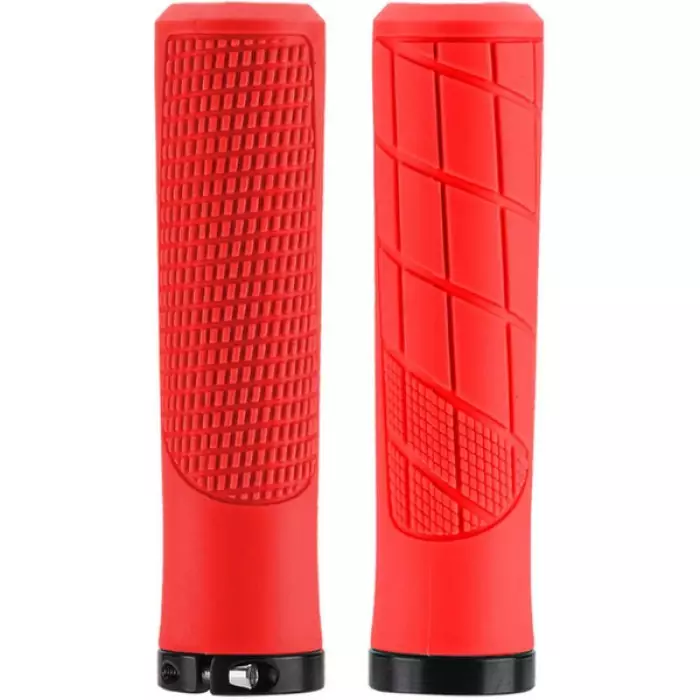 Грипсы велосипедные Grips с замками Красный (VR-10925)
