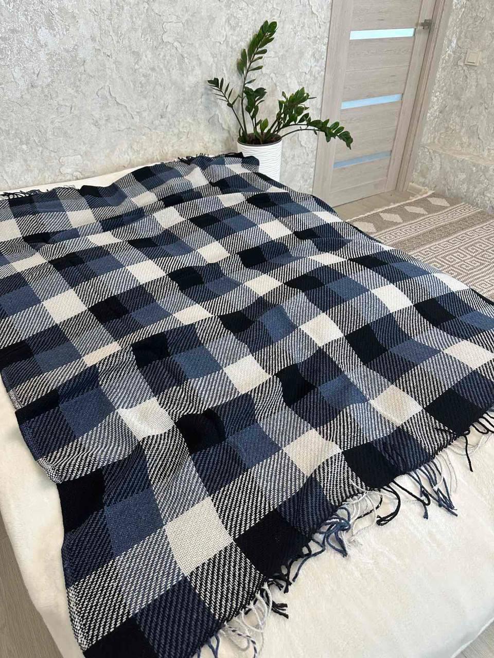 Плед шерстяной с бахромой 150х210 см (Д-al-sherst-004). Плед шерстяной с бахромой 150х210 см (Д-al-sherst-004).