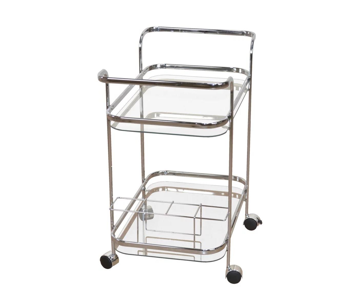 Сервировочный столик на колесах с подставкой для вина 69х42х74 см (DA69120C08) - фото 3 Сервировочный столик на колесах с подставкой для вина 69х42х74 см (DA69120C08) - фото 3