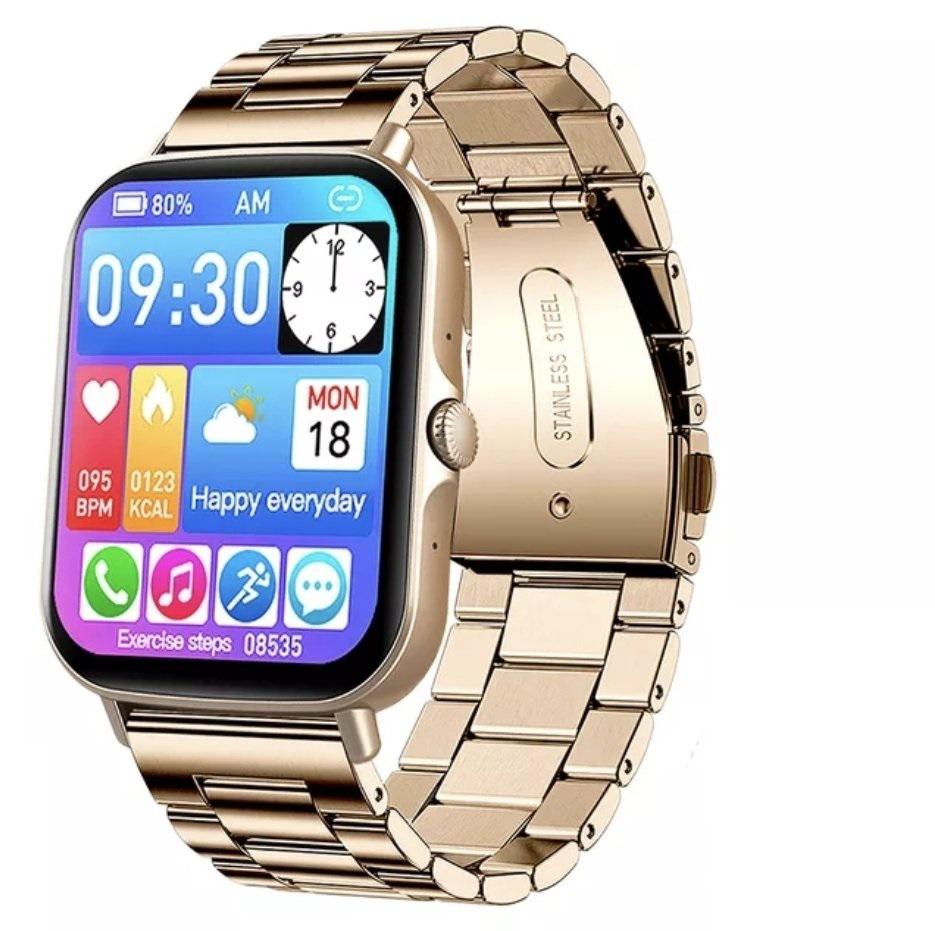 Смарт-годинник LIGE F97S тонометр/пульсоксиметр/дзвінок/ температура тіла 2 ремінці (f51dc619)