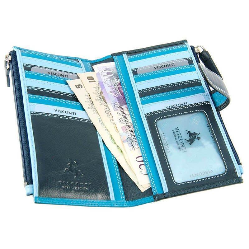 Кошелек женский Visconti Bermuda Blue/Multi (RB100 BLUE MULTI) - фото 5
