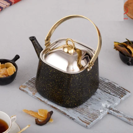 Чайник для плити Evren 0668 квадратний 2,25 л Чорний (4086\3) - фото 2 Чайник для плити Evren 0668 квадратний 2,25 л Чорний (4086\3) - фото 2