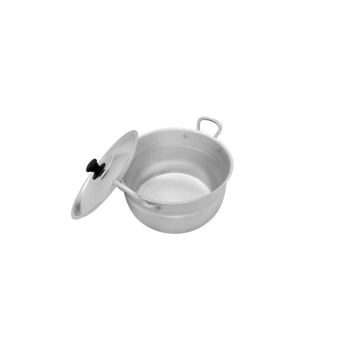 Каструля сферична з кришкою Interos алюмінієва 2,4 л 20 см - фото 2