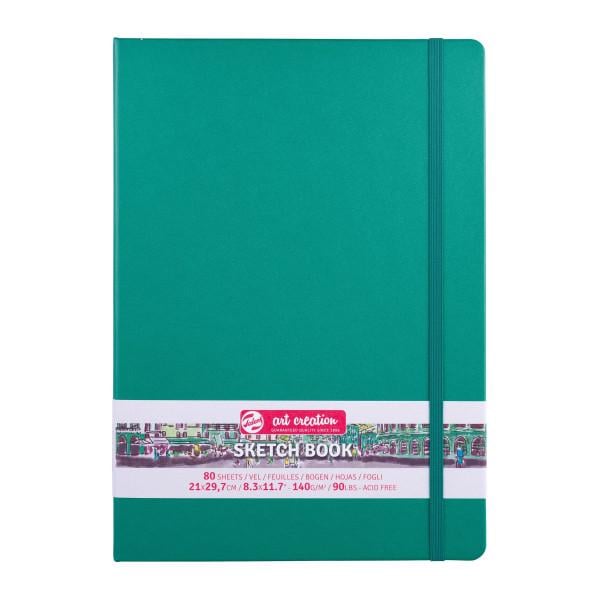 Альбом для графики Royal Talens Art Creation твердый переплет 140 г/кв. м 80 л. А4 Forest Green (9314333M)