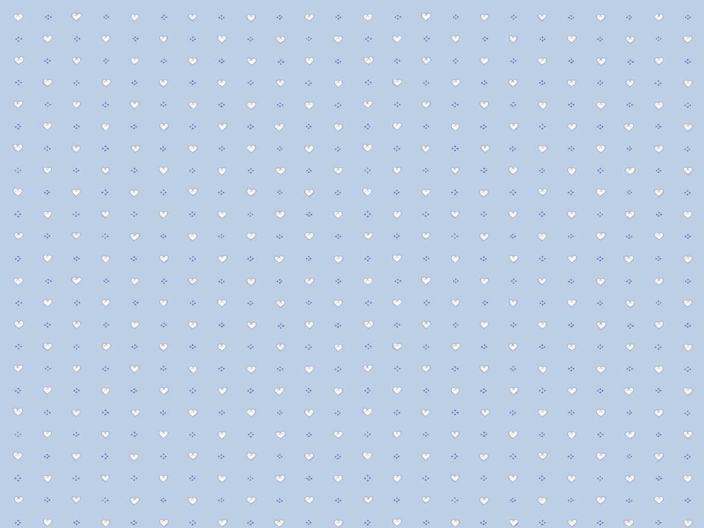 Обои бумажные Континент Сердечки 1321 0,53x10,05 м Голубой (2000000456591)