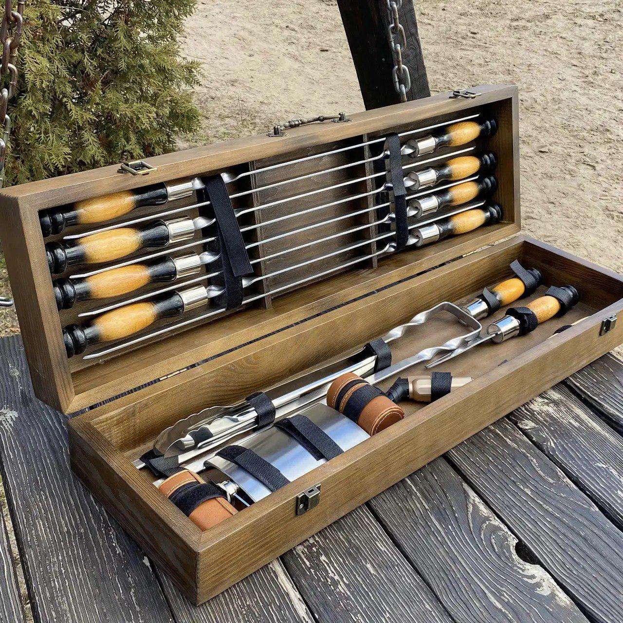 Набор подарочных шампуров Охотник (7-3-46875)