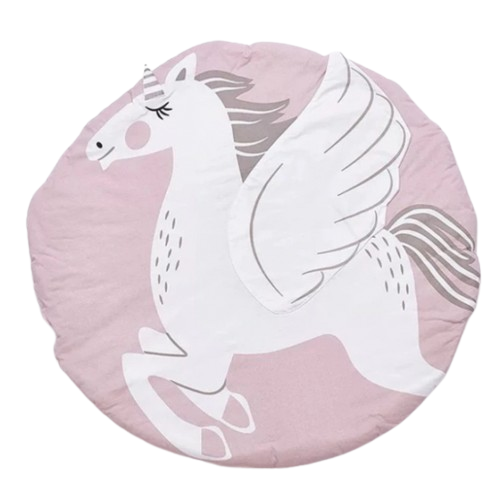 Ковдра-килимок в дитячу кімнату Єдиноріг 80 см Pink (124082) Ковдра-килимок в дитячу кімнату Єдиноріг 80 см Pink (124082)