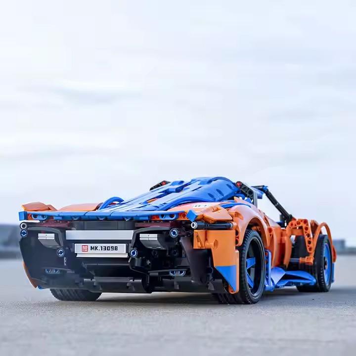 Конструктор спортивна машина Pagani на управлінні на 1883 дет. Синій з помаранчевим - фото 7 Конструктор спортивна машина Pagani на управлінні на 1883 дет. Синій з помаранчевим - фото 7