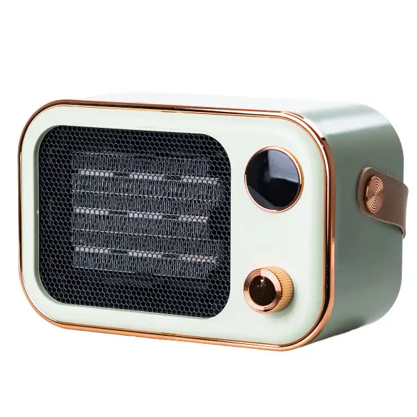 Тепловентилятор портативный Shenten с керамическим нагревательным элементом и дисплеем 1200 Вт Зеленый (147-107-HPAQL039GR) - фото 1 Тепловентилятор портативный Shenten с керамическим нагревательным элементом и дисплеем 1200 Вт Зеленый (147-107-HPAQL039GR) - фото 1