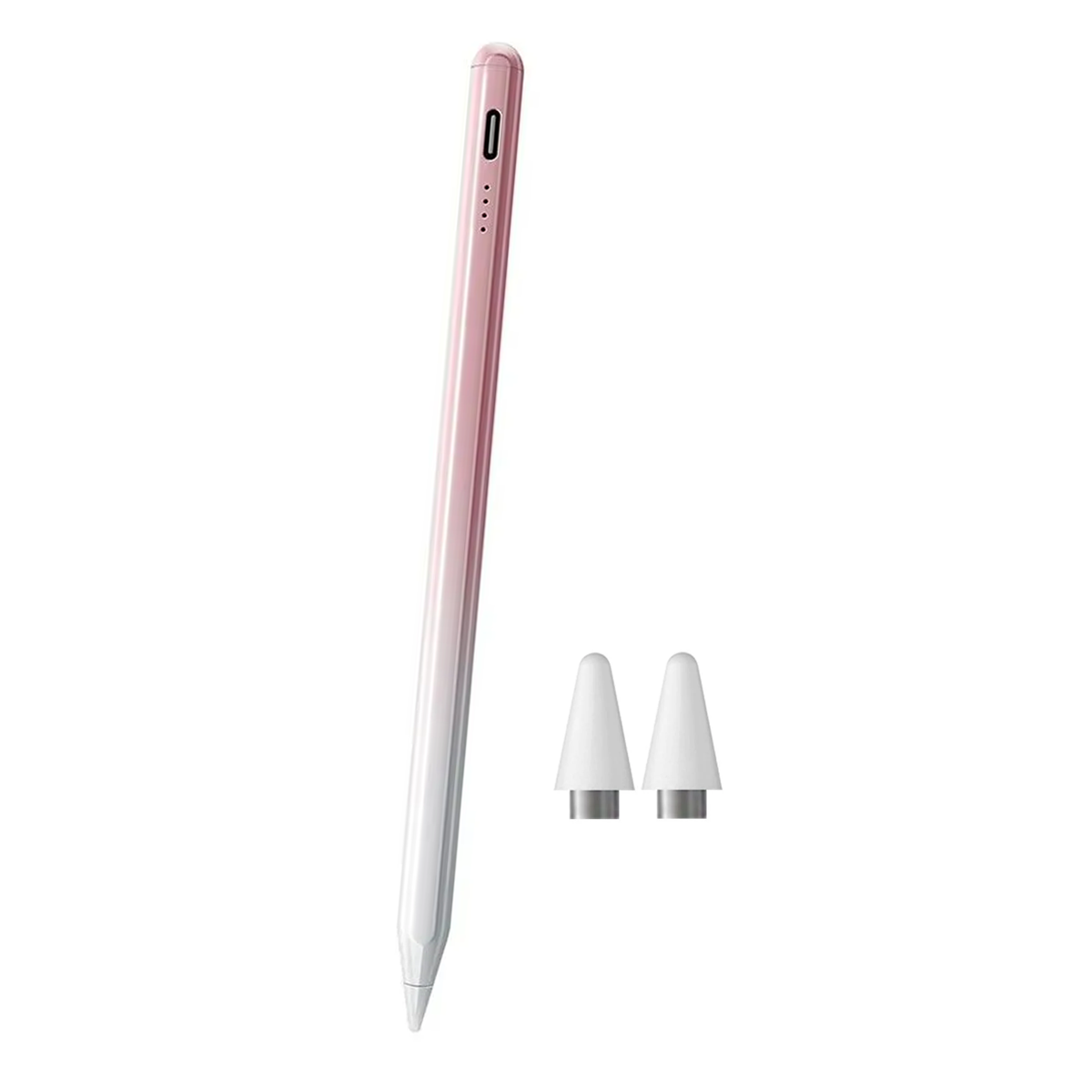 Стилус для планшета и телефона iOS/Android iPhone/Xiaomi/Samsung/Huawei iPad/Honor Pad/2 наконечники Gradient Pink (181020+1)