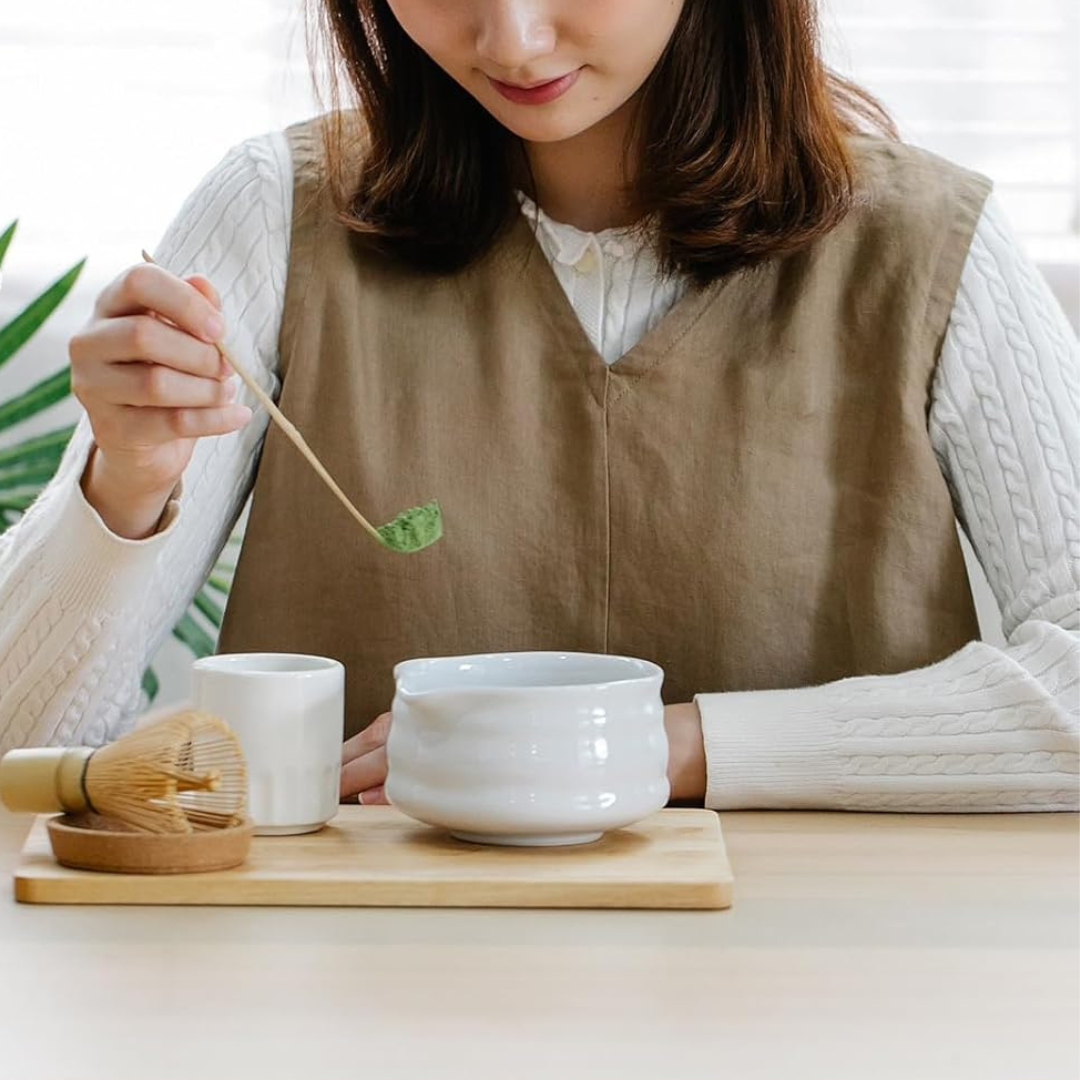 Набір аксесуарів для приготування матчі 5 предметів White (2508598990) - фото 7 Набір аксесуарів для приготування матчі 5 предметів White (2508598990) - фото 7