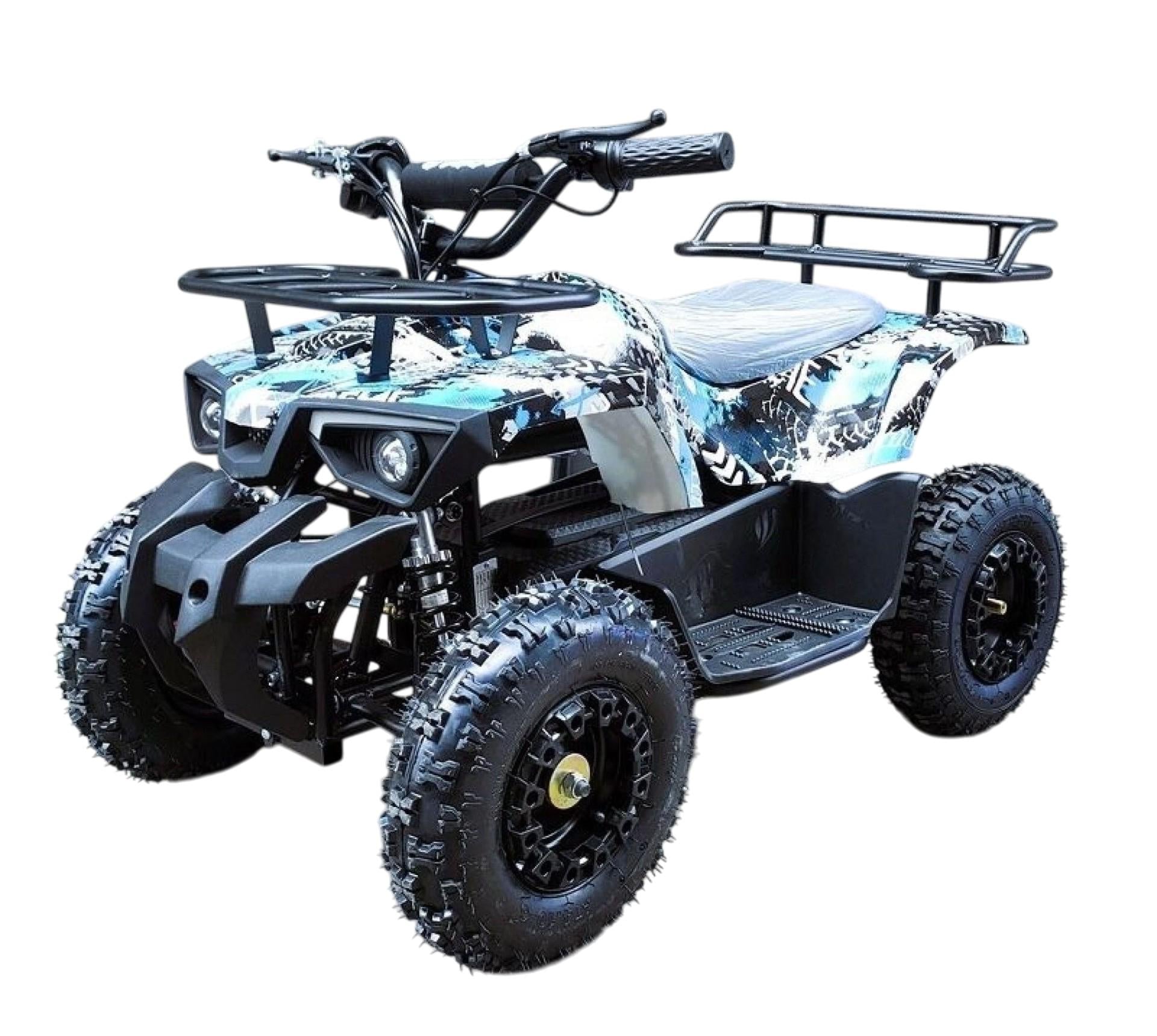 Квадроцикл електричний дитячий Corso 1000W 48V/12Ah Біло-синій