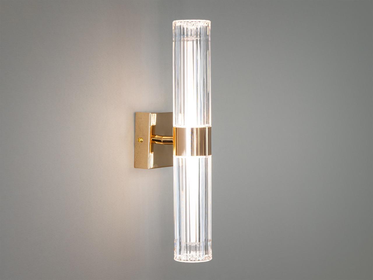 Бра светодиодное EcoLed 8W F3018FG Золотой