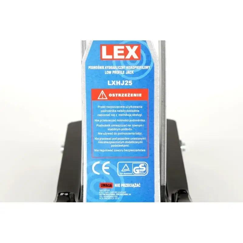 Домкрат гідравлічний LEX LXHJ25 2 низький профіль для СТО 5 т (LXHJ25) - фото 2 Домкрат гідравлічний LEX LXHJ25 2 низький профіль для СТО 5 т (LXHJ25) - фото 2