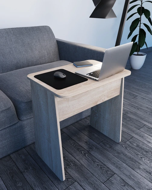 Стіл для ноутбука Kontinent 650х450х700 мм Дуб Сонома (27417756) - фото 3 Стіл для ноутбука Kontinent 650х450х700 мм Дуб Сонома (27417756) - фото 3