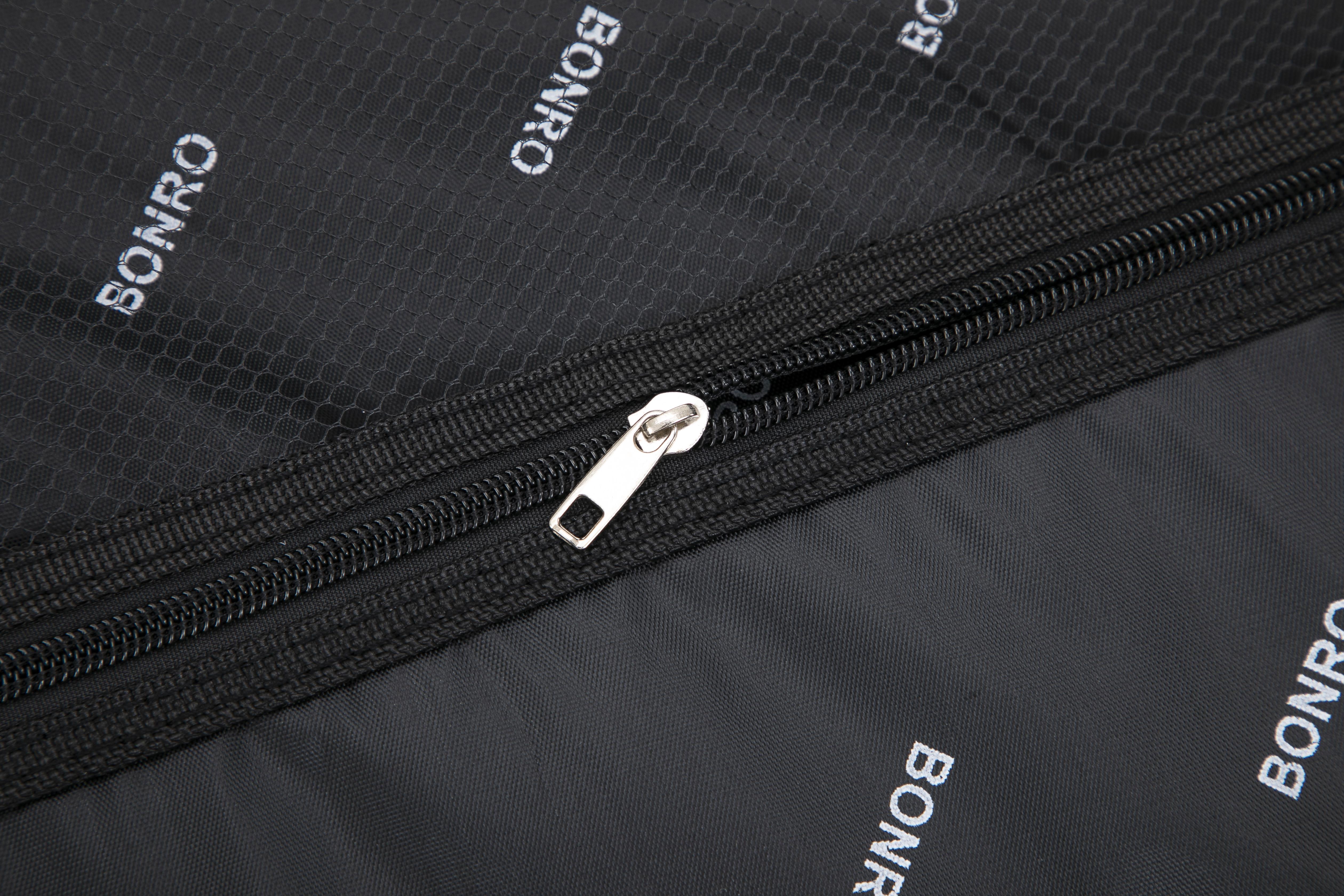 Чемодан Bonro Tourist 4 колеса 3 шт. Чорний (2193) - фото 12 Чемодан Bonro Tourist 4 колеса 3 шт. Чорний (2193) - фото 12