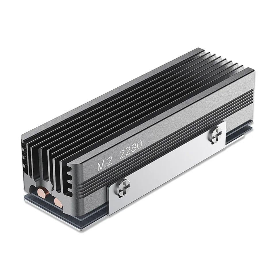 Радиатор охлаждения SSD M.2 2280 термопрокладки Coolleo CL-SSD-V3 Silver (2069461218)