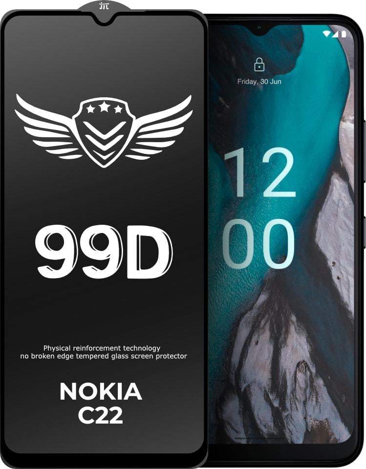 Защитное стекло FlyGuard Nokia C22 (Full Glue) (34683)