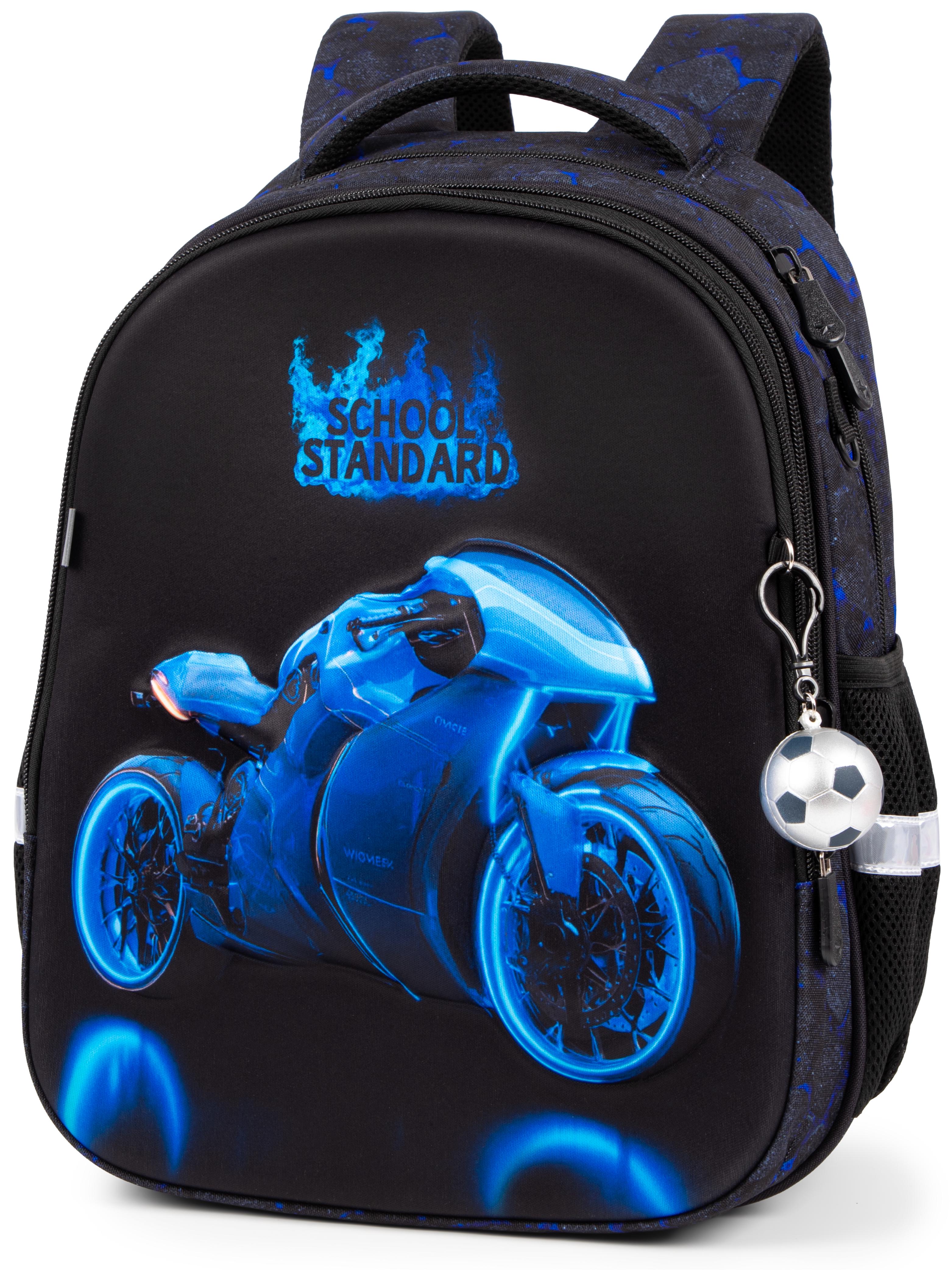 Школьный ортопедическийрюкзак для мальчика с Машиной School Standard 38х30х18 см для первокласника (170-83)