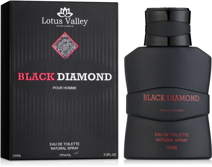 Туалетная вода мужская Lotus Valley Black Diamond 100 мл (18619)