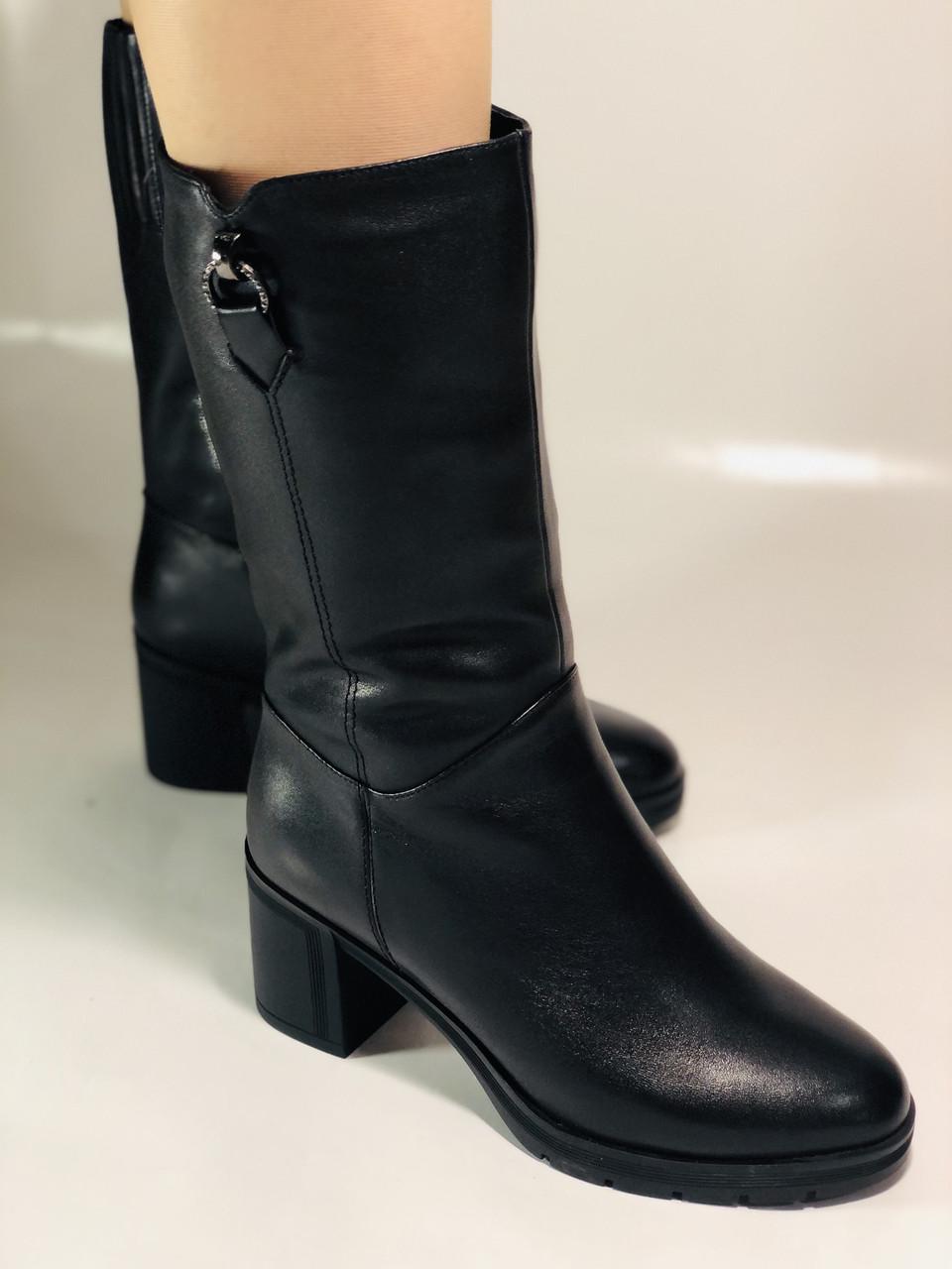 Полусапожки женские зимние Molka р. 40 25,5 см Черный (2445) - фото 3 Полусапожки женские зимние Molka р. 40 25,5 см Черный (2445) - фото 3