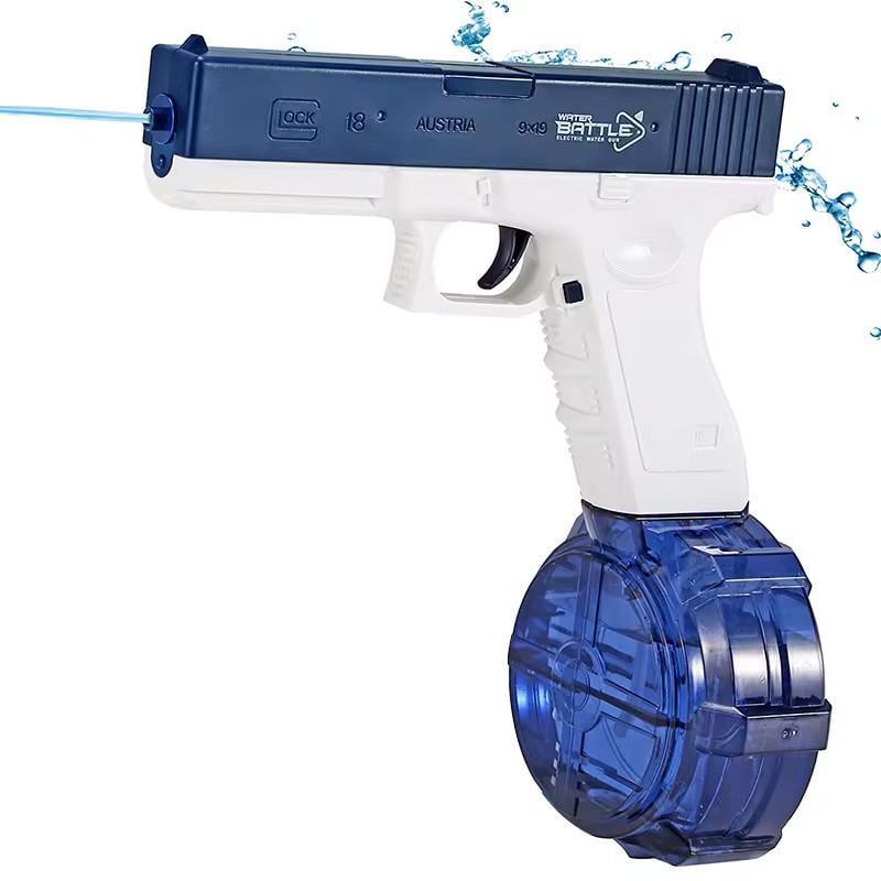Дитячий іграшковий пістолет водяний акумуляторний Glock Water Gun 250 мл з lithium battery Blue (00000070617_1)