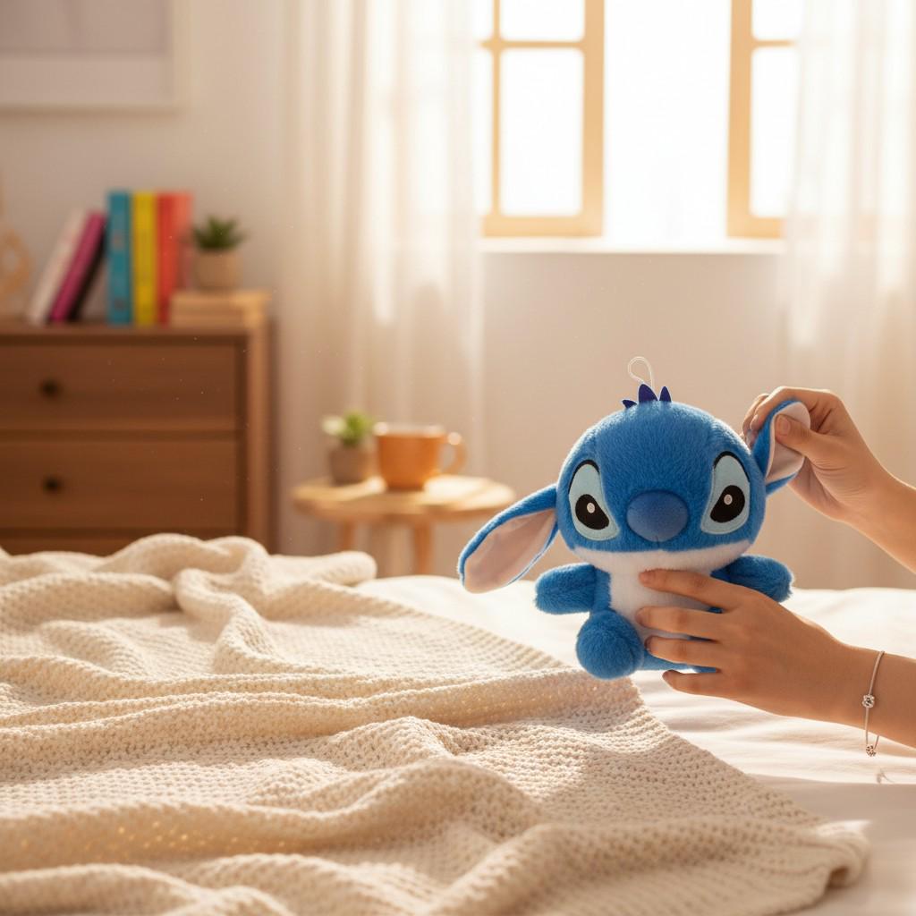 М'яка іграшка плюшева Стіч 20х15 см Синій (509-23BL) - фото 3