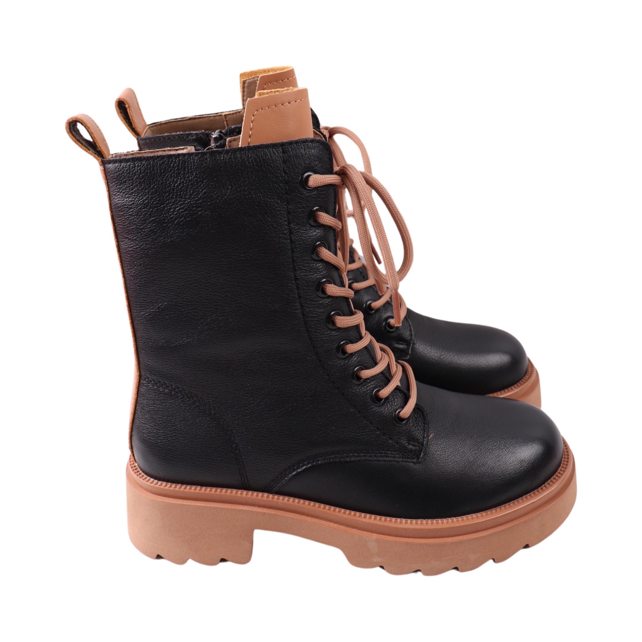 Ботинки женские FARINNI 535-23DHC натуральная кожа р. 37 Черный (29185579)