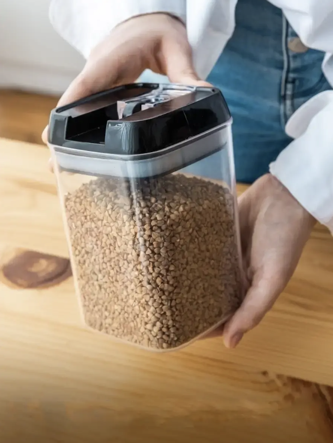 Набір контейнерів для сипучих продуктів 7 ємностей з вакуумною кришкою (Е500015) - фото 5