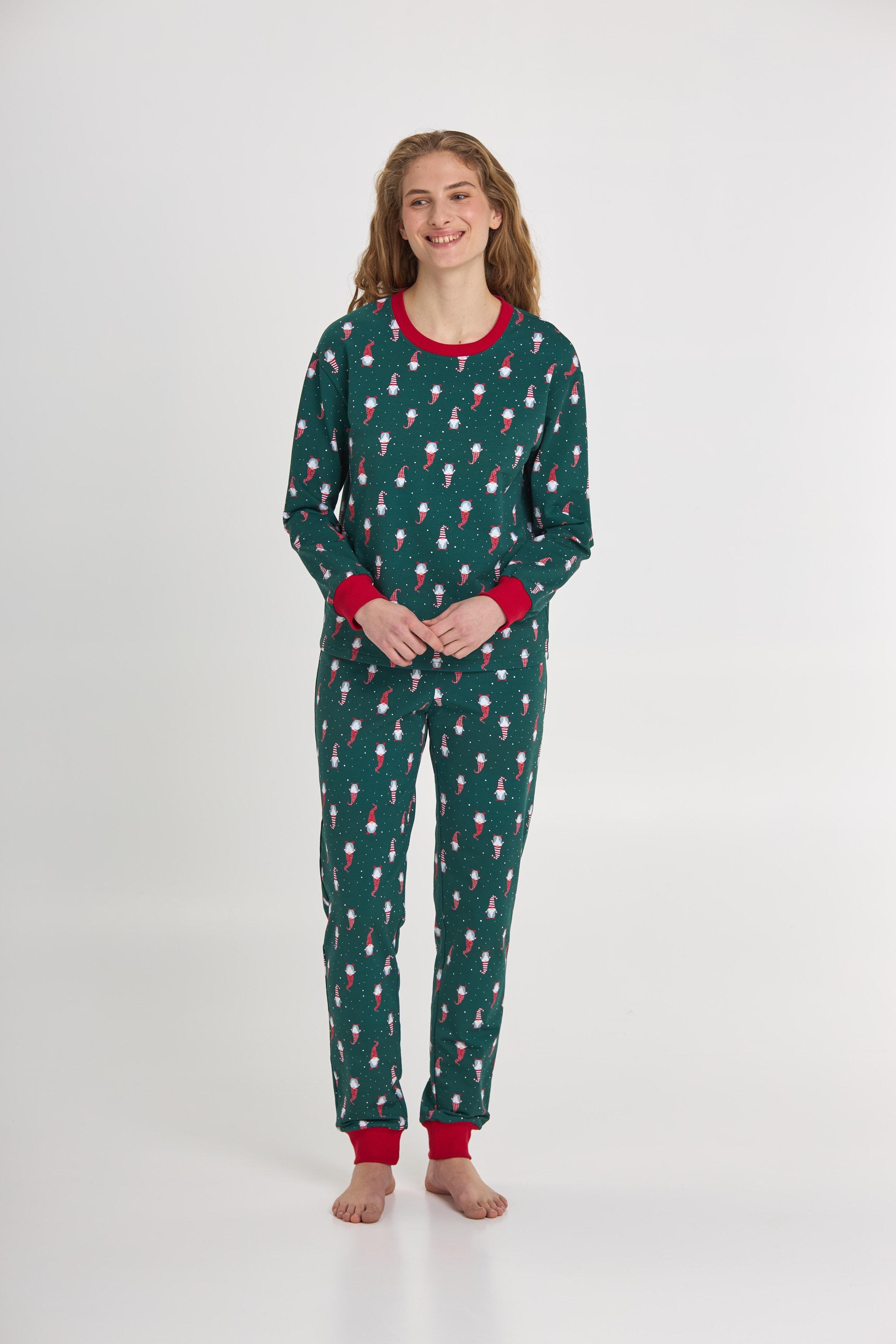 Пижама женская теплая ellen Happy Season 0782/13/02 XL Зеленый