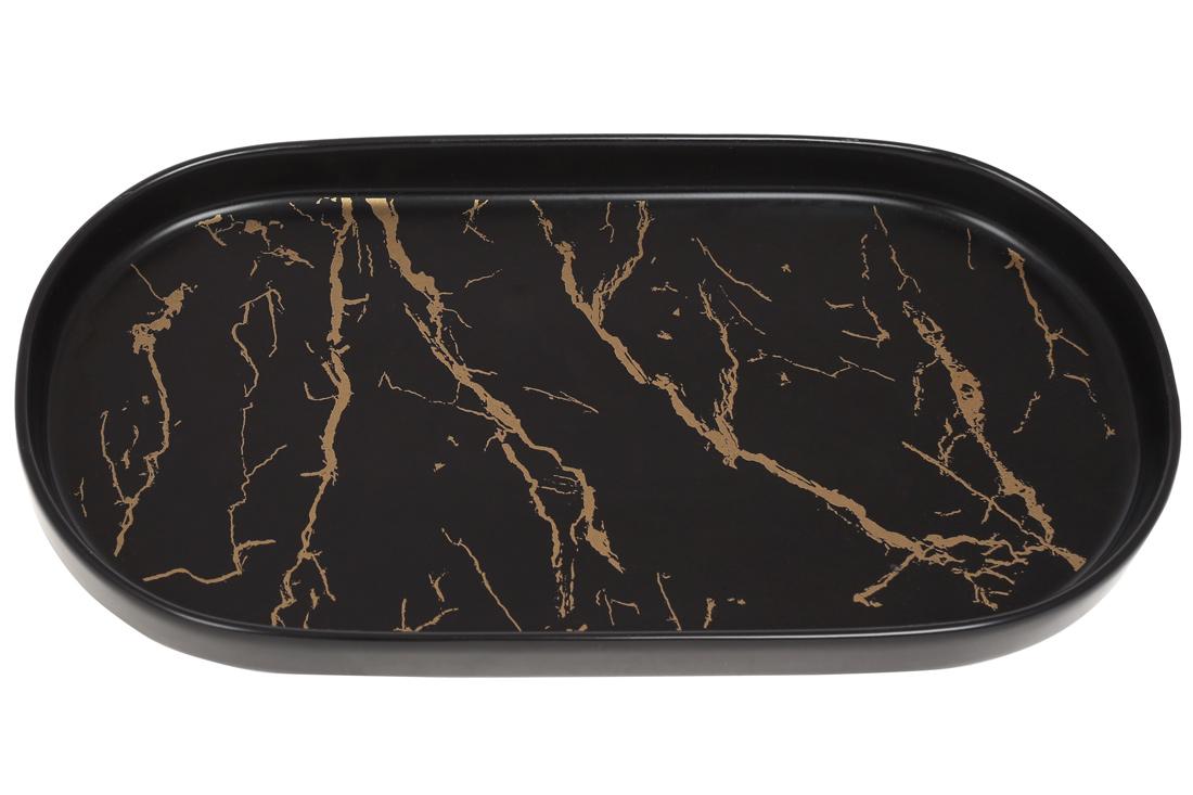Блюдо фарфоровое овальное BonaDi Мраморная Роскошь (805-711)