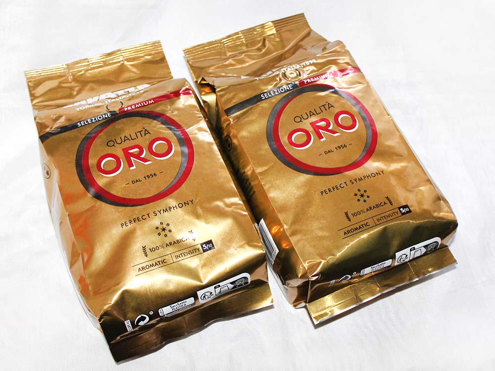 Кофе в зернах натуральный Lavazza Qualita Oro 2 уп. 2 кг