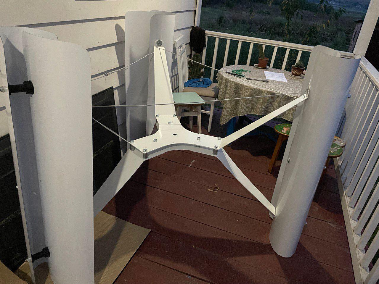 Вітрогенератор вертикальний Вихор 2 кВт (26339514) - фото 9 Вітрогенератор вертикальний Вихор 2 кВт (26339514) - фото 9