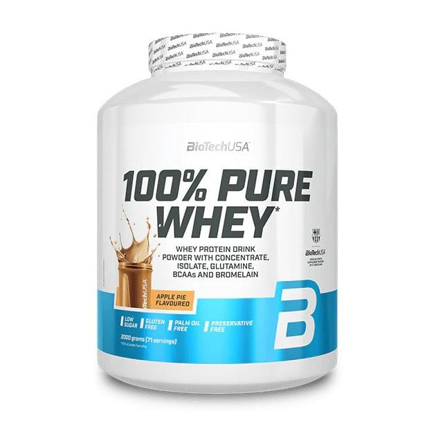 Протеин сывороточный BioTech 100% Pure Whey 2 кг Яблочный пирог