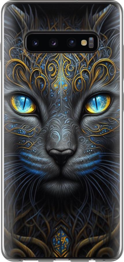 Чохол на Samsung Galaxy S10 Plus Кішка (5548t-1649-42517)