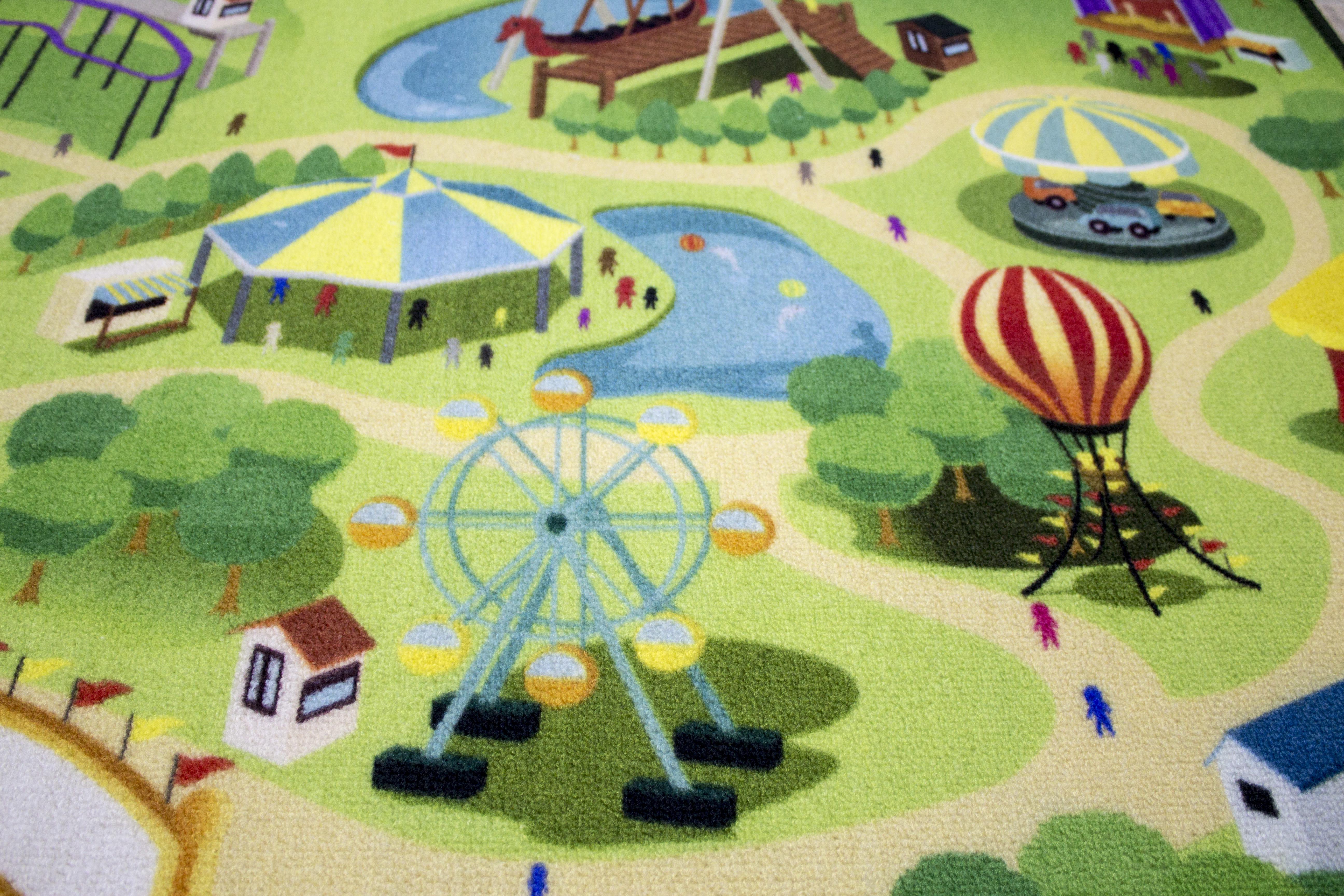 Коврик детский Аттракционы 100x150 см (24904801) - фото 8